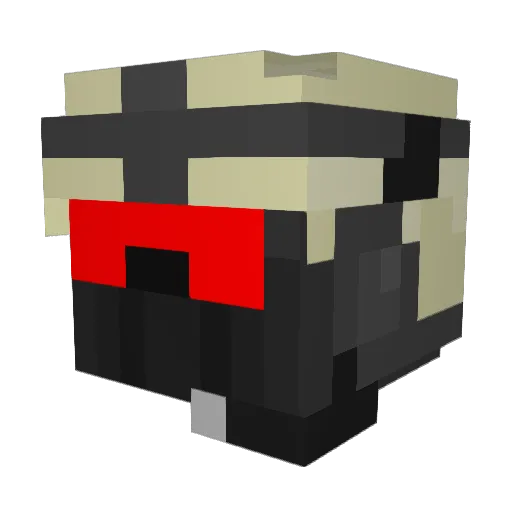 _Promethus_ Minecraft avatar head, 3D render