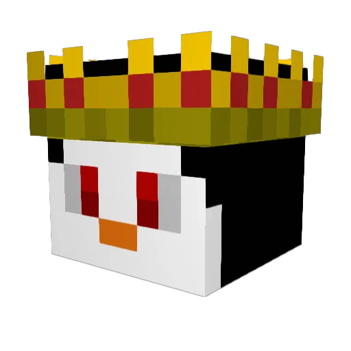 _Pryv_ Minecraft avatar head, 3D render
