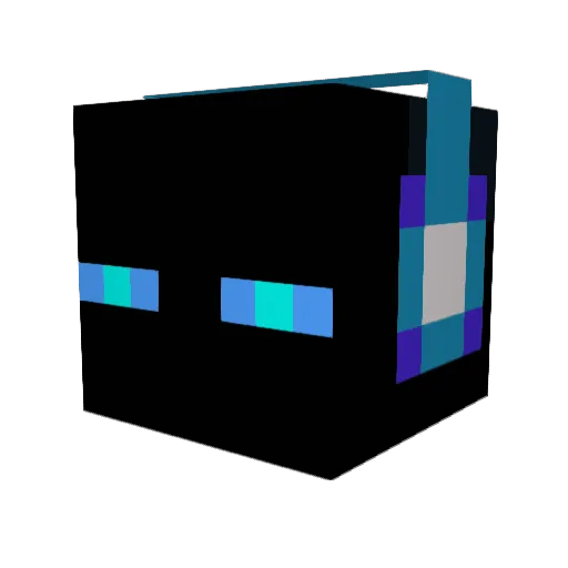 _Puccii Minecraft avatar head, 3D render