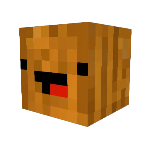 _Pumpkin_Latte Minecraft avatar head, 3D render