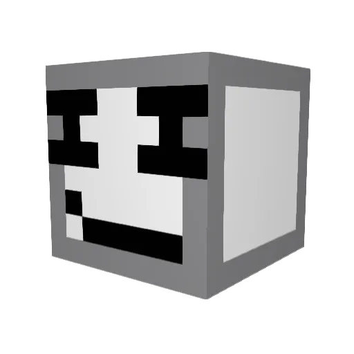 _PurpleMaster_ Minecraft avatar head, 3D render