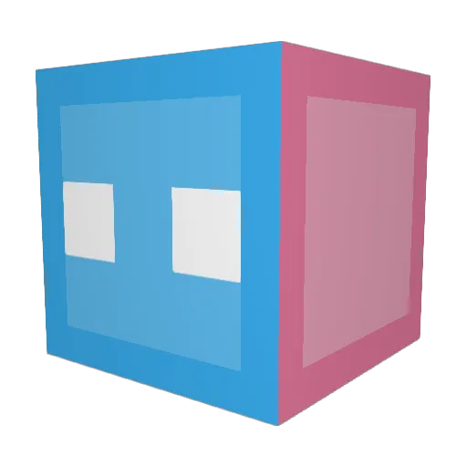 _Purple_Panda20 Minecraft avatar head, 3D render