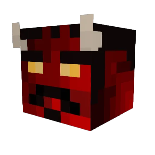 _Puzonn_ Minecraft avatar head, 3D render