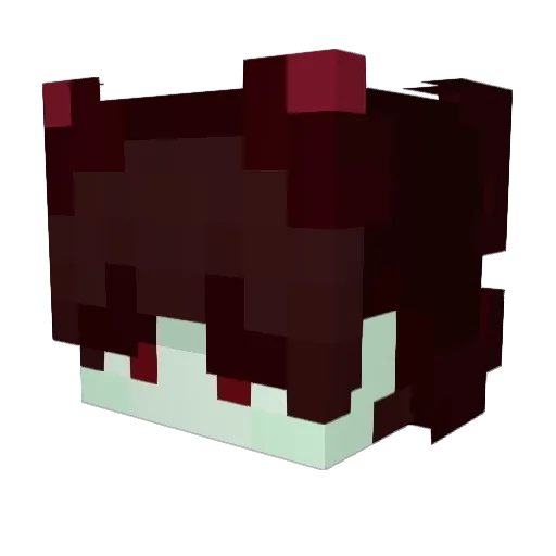 _Puzz Minecraft avatar head, 3D render