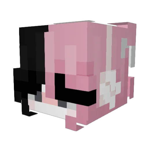 _Px3 Minecraft avatar head, 3D render