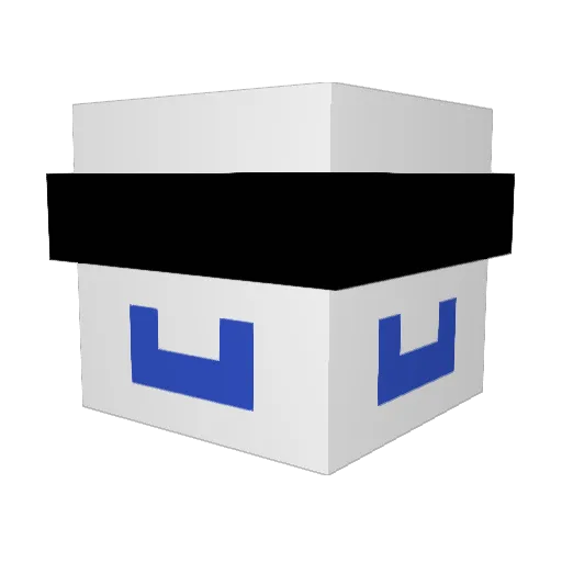 _Qmdoune999 Minecraft avatar head, 3D render