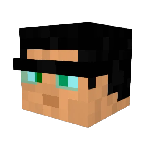 _Quantium_ Minecraft avatar head, 3D render