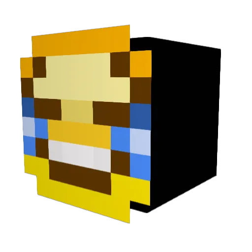 _QueenNova_ Minecraft avatar head, 3D render