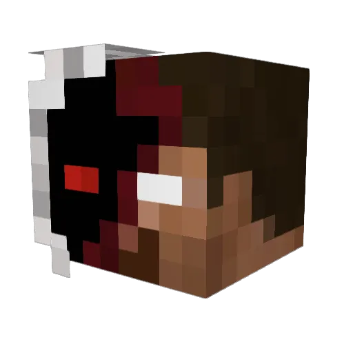 _Quokkino_ Minecraft avatar head, 3D render