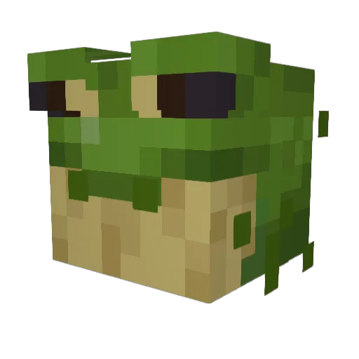 _Qwako_ Minecraft avatar head, 3D render
