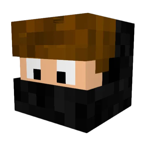 _RIMEK_ Minecraft avatar head, 3D render