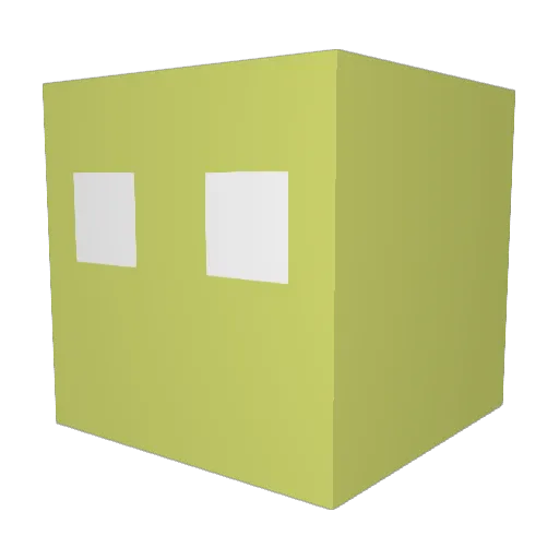 _RUSSIANDUCK Minecraft avatar head, 3D render