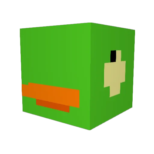 _RaEl_ Minecraft avatar head, 3D render