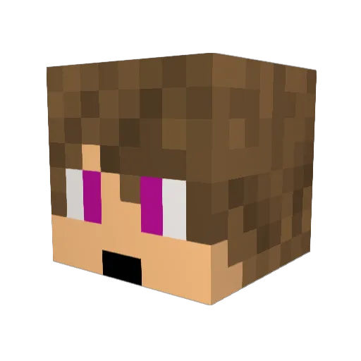 _Ralf07 Minecraft avatar head, 3D render