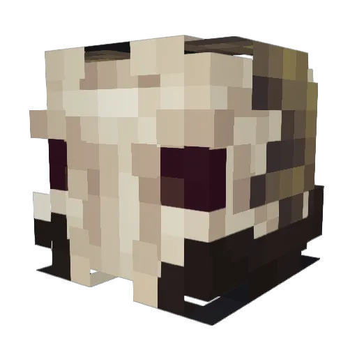 _Ram___ Minecraft avatar head, 3D render