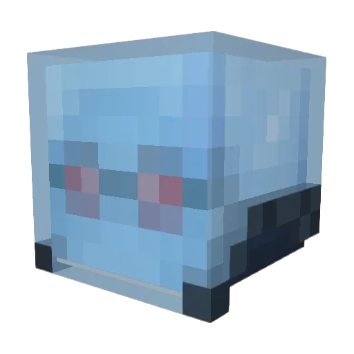 _Random_Akuma_ Minecraft avatar head, 3D render
