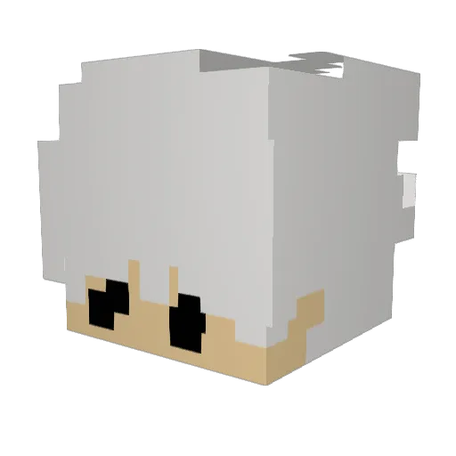 _RapidPhoenix_ Minecraft avatar head, 3D render