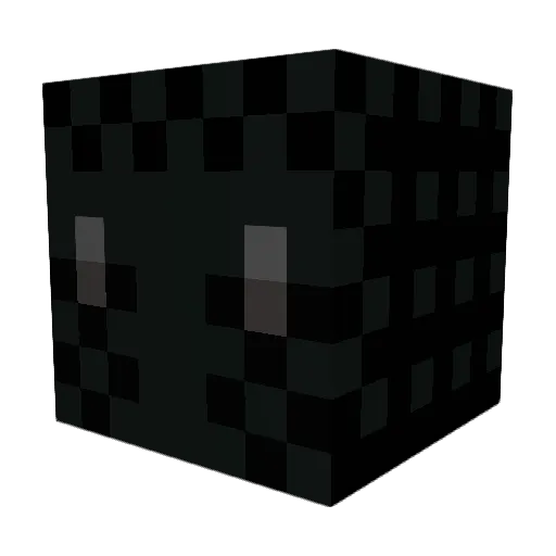 _RavenMenace Minecraft avatar head, 3D render