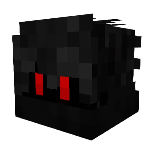 _Rayan_Killer Minecraft avatar head, 3D render