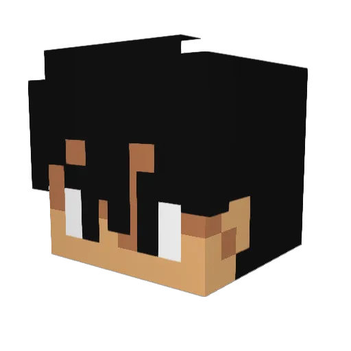 _Raylor_ Minecraft avatar head, 3D render