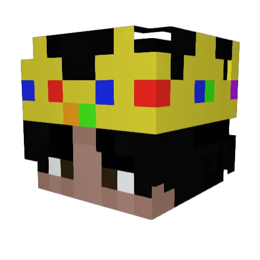 _RayxSar_ Minecraft avatar head, 3D render
