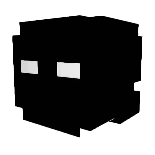 _Raz0r Minecraft avatar head, 3D render