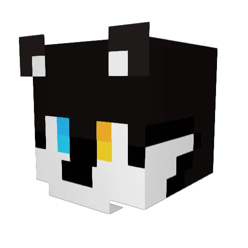 _ReKox_ Minecraft avatar head, 3D render