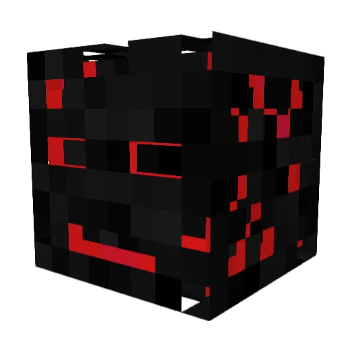 _Redwizard_ Minecraft avatar head, 3D render