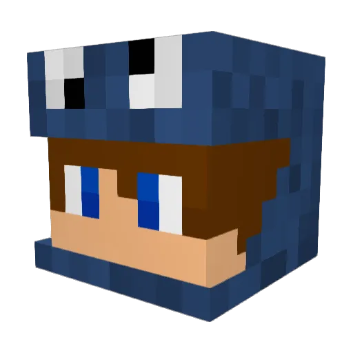 _Reece_ Minecraft avatar head, 3D render