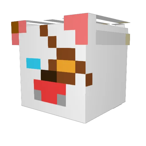 _Rengar_ Minecraft avatar head, 3D render