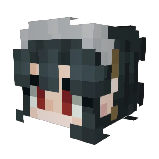 _RenlyKoB_ Minecraft avatar head, 3D render