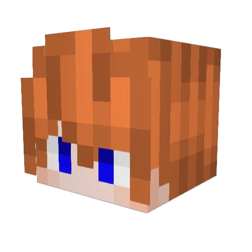 _ReturN_Z Minecraft avatar head, 3D render