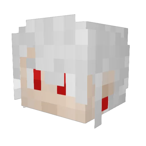 _Reyne_ Minecraft avatar head, 3D render