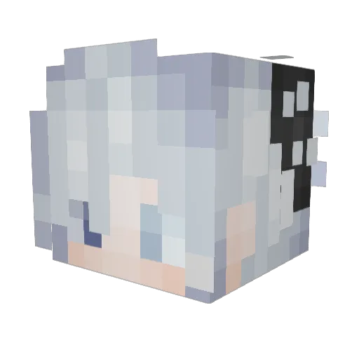 _Rhysie_ Minecraft avatar head, 3D render