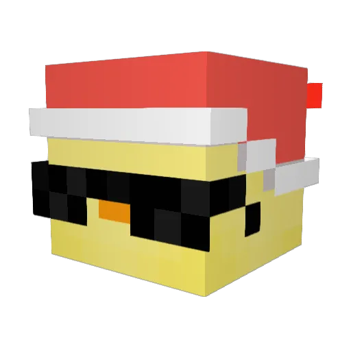 _Ricch_ Minecraft avatar head, 3D render
