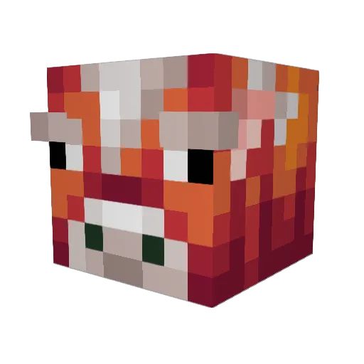 _RichardMLG_ Minecraft avatar head, 3D render