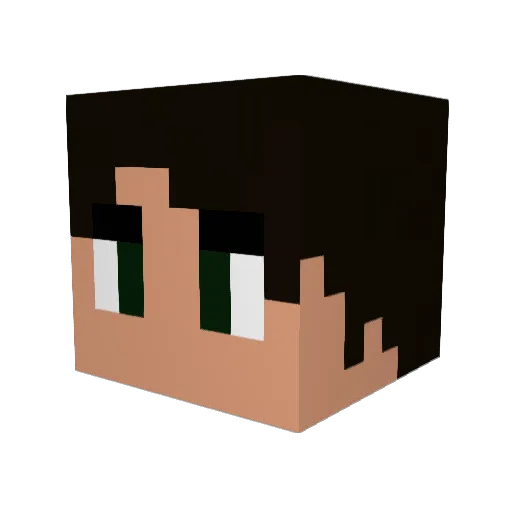 _Ricz_ Minecraft avatar head, 3D render
