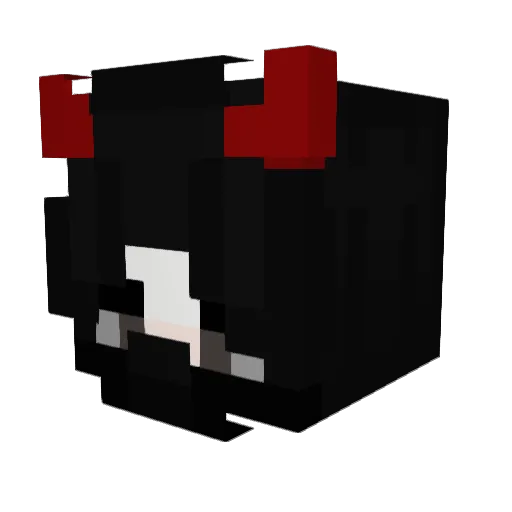 _Ridzu_ Minecraft avatar head, 3D render