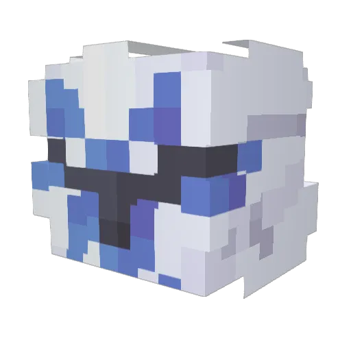 _Riegs_ Minecraft avatar head, 3D render