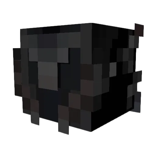 _Rindou_ Minecraft avatar head, 3D render