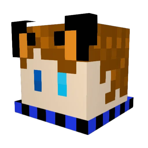 _RingoP_ Minecraft avatar head, 3D render