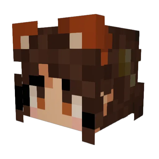 _Rivaly_ Minecraft avatar head, 3D render