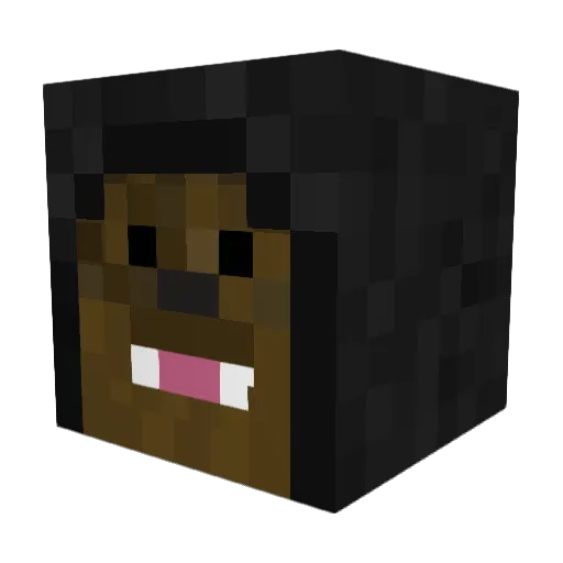 _Rob3rt0_ Minecraft avatar head, 3D render