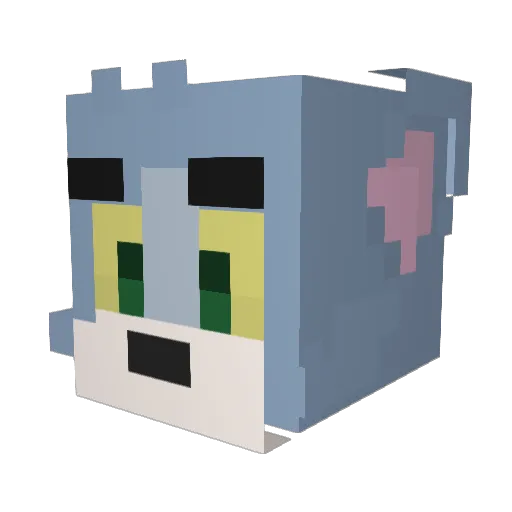 _Rodrigo_M Minecraft avatar head, 3D render