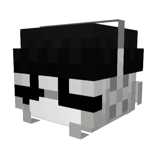_Rokita Minecraft avatar head, 3D render