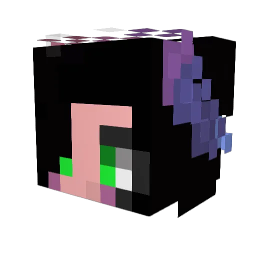 _Rosalis_ Minecraft avatar head, 3D render