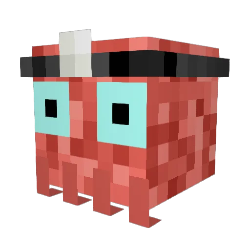 _Rosquilla08_ Minecraft avatar head, 3D render