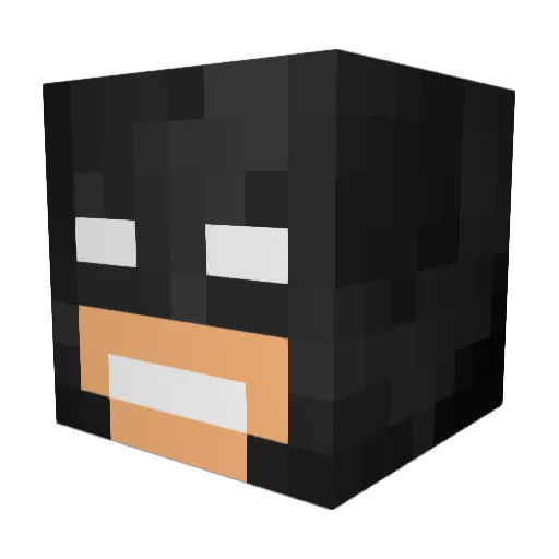 _Rudons_ Minecraft avatar head, 3D render