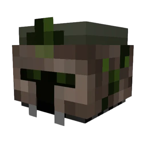 _RusKom_ Minecraft avatar head, 3D render
