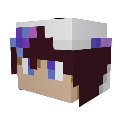 _RyMan_ Minecraft avatar head, 3D render